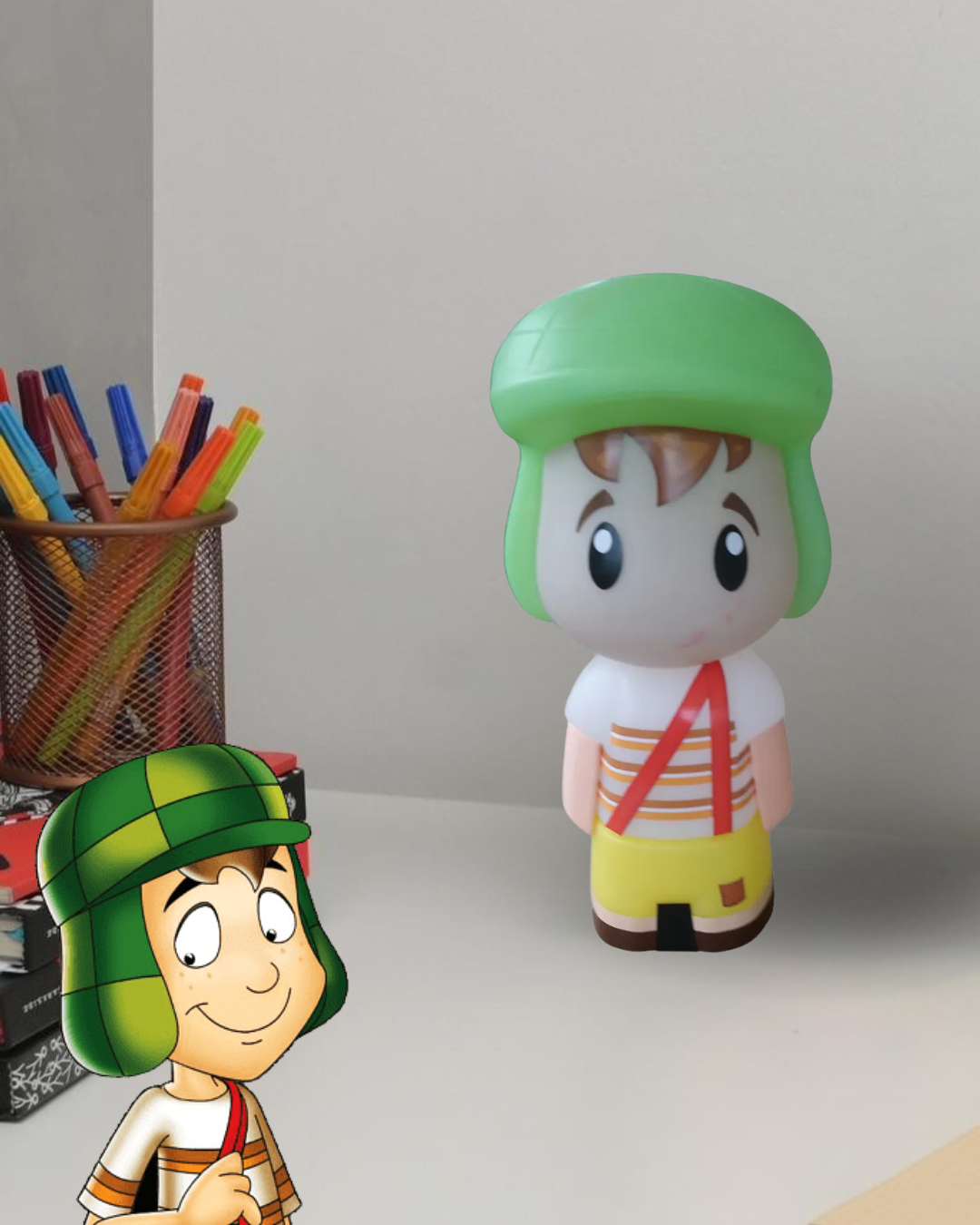 Luminária Infantil 3d Led Decorativa Chaves Turma Do Chaves