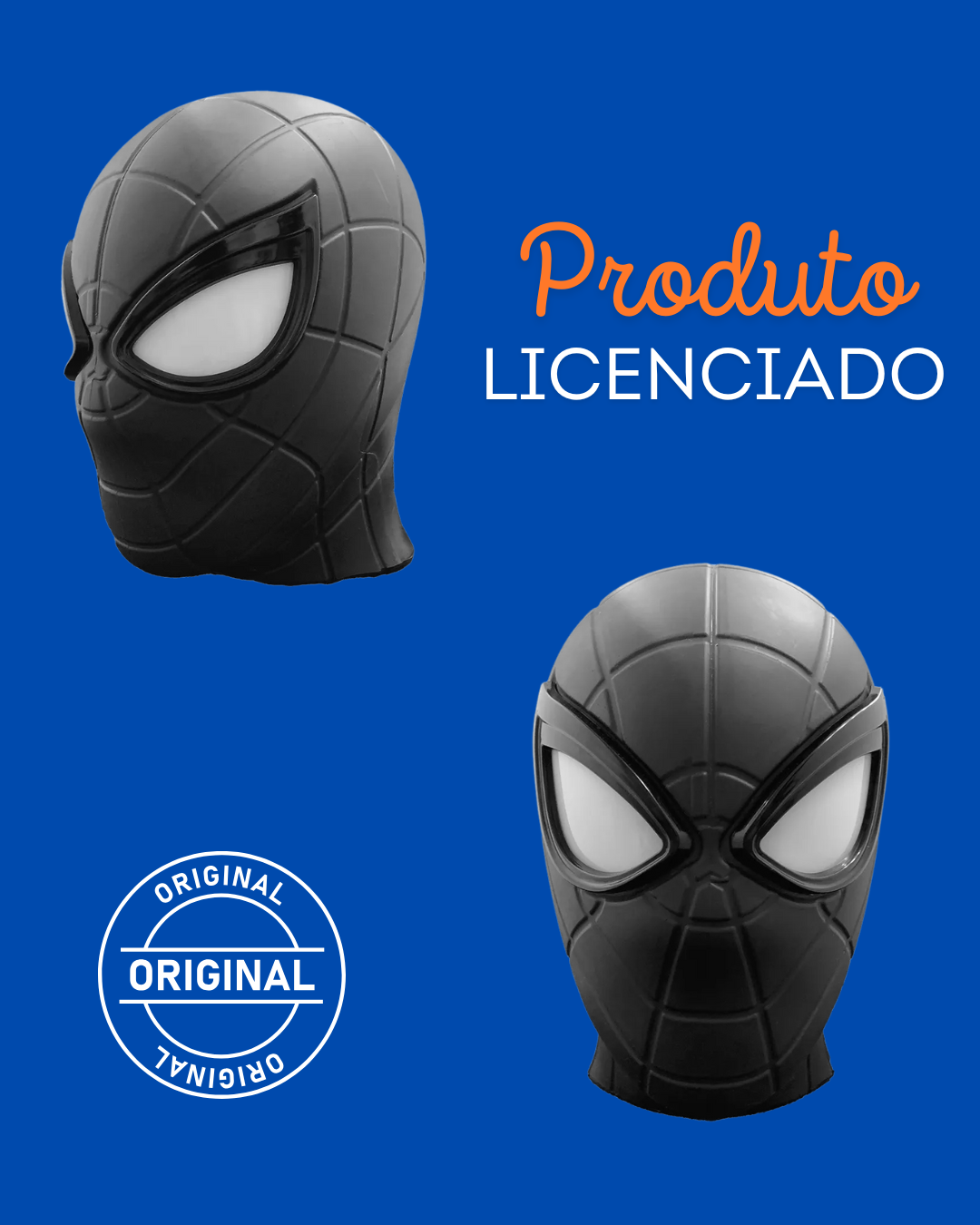 Luminária Infantil 3d Led Homem Aranha Decoração Geek Led