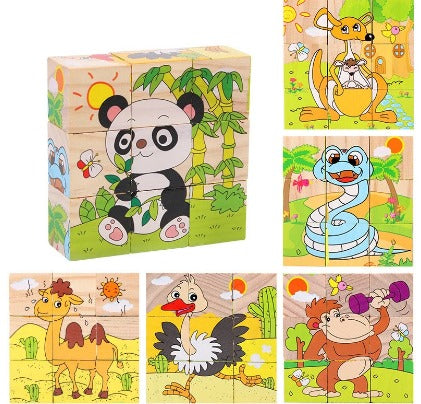 Blocos de madeira - Puzzle