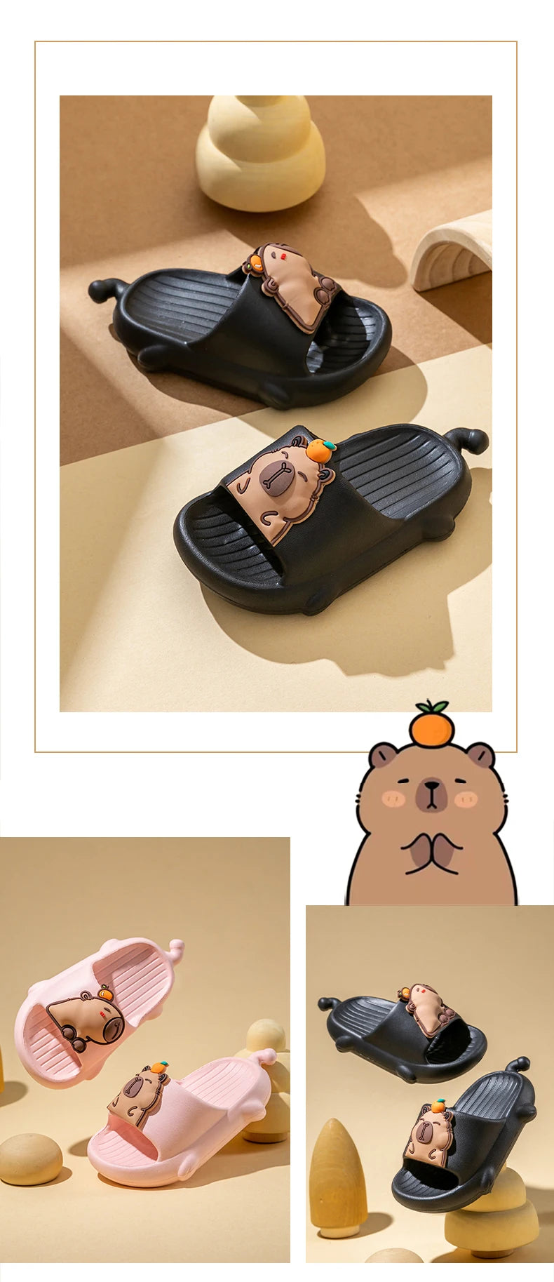 Chinelo Infantil Capivara