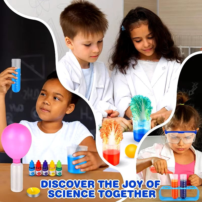 Ciência e Química Brinquedos Kit para Crianças, Experimentos de laboratório STEM, Jogos educativos, Venda quente, DIY, Brinquedo Educativo