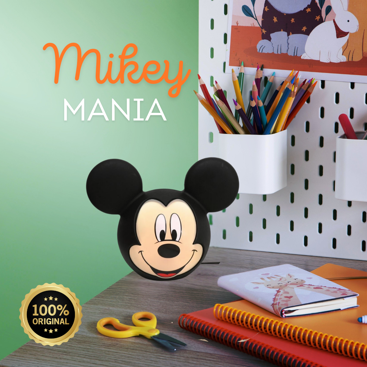 Luminária Infantil 3d Disney Mickey Licenciado Colecionador