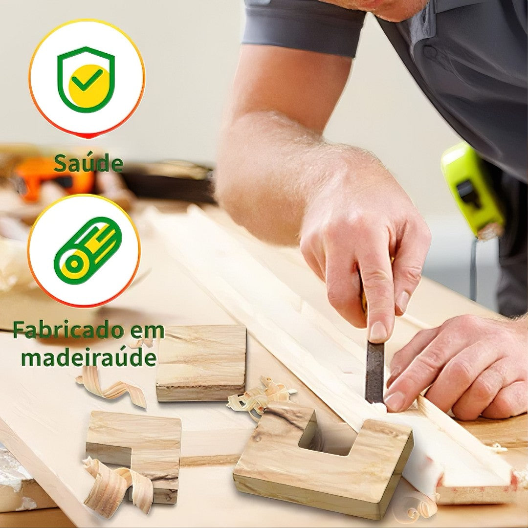 🧩 Montessori Tetris 3D™ – Quebra-Cabeça Educativo de Madeira