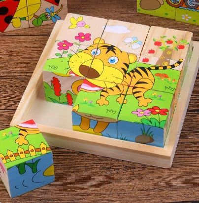 Blocos de madeira - Puzzle