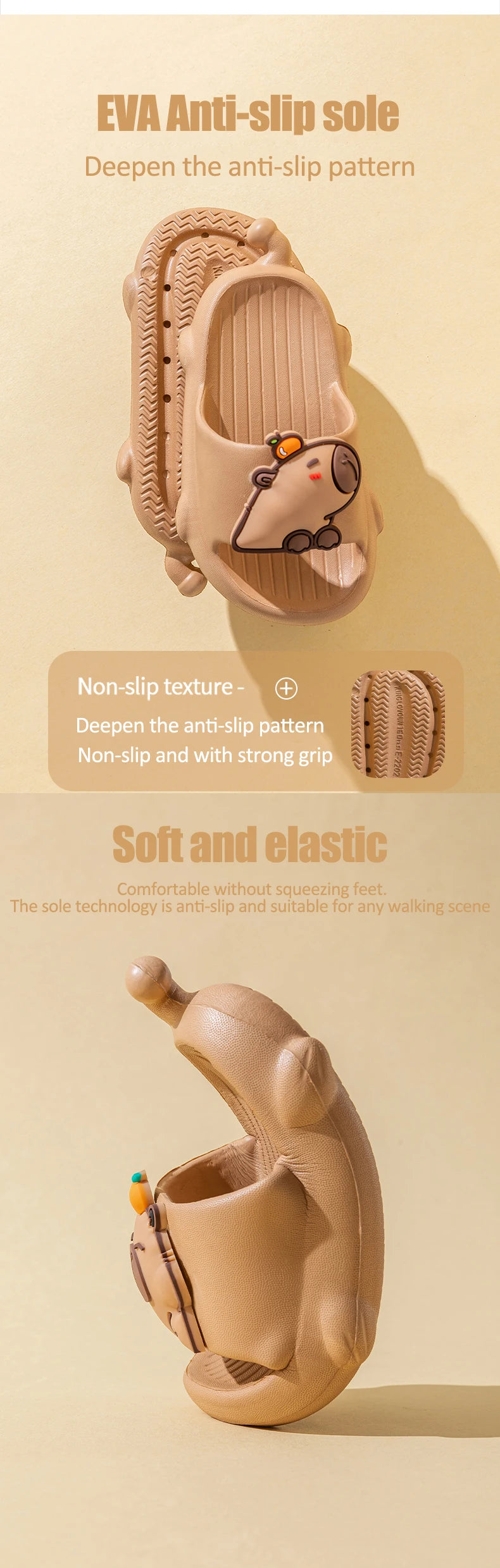 Chinelo Infantil Capivara