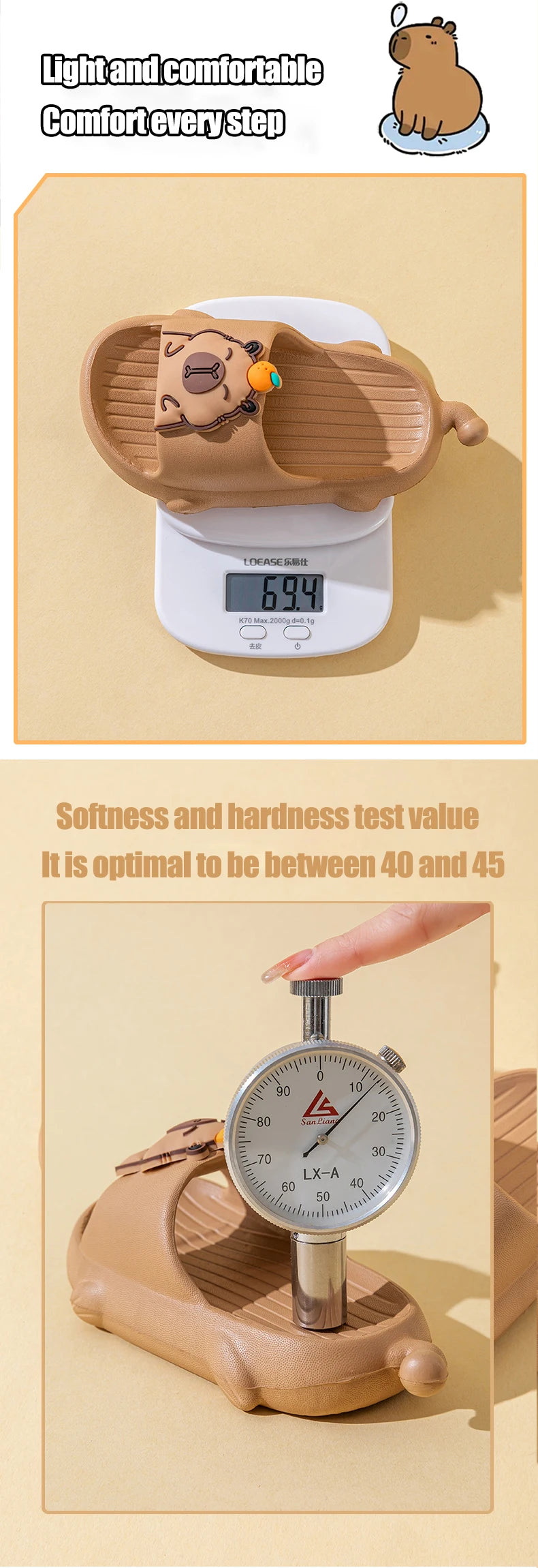 Chinelo Infantil Capivara