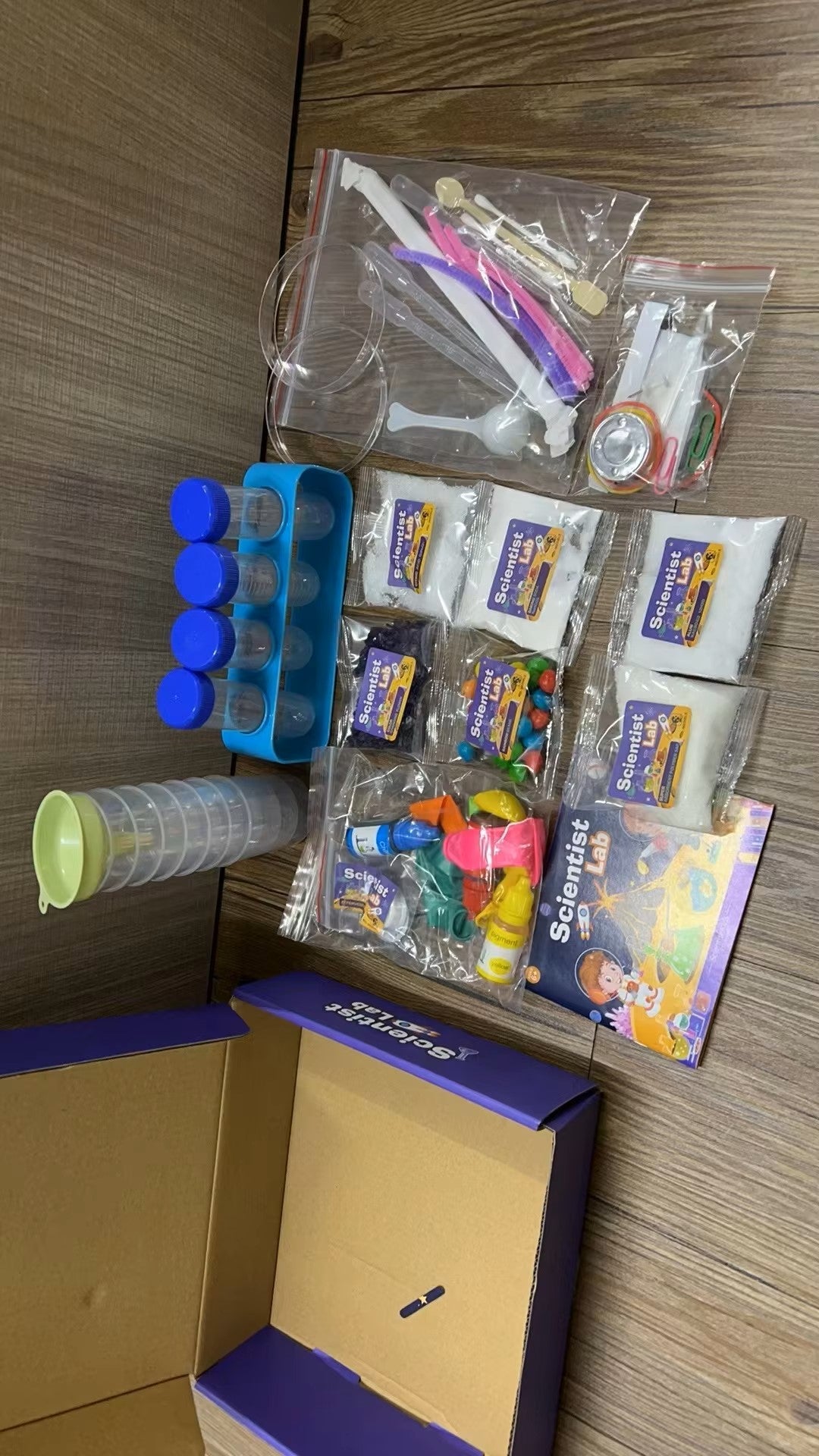 Ciência e Química Brinquedos Kit para Crianças, Experimentos de laboratório STEM, Jogos educativos, Venda quente, DIY, Brinquedo Educativo